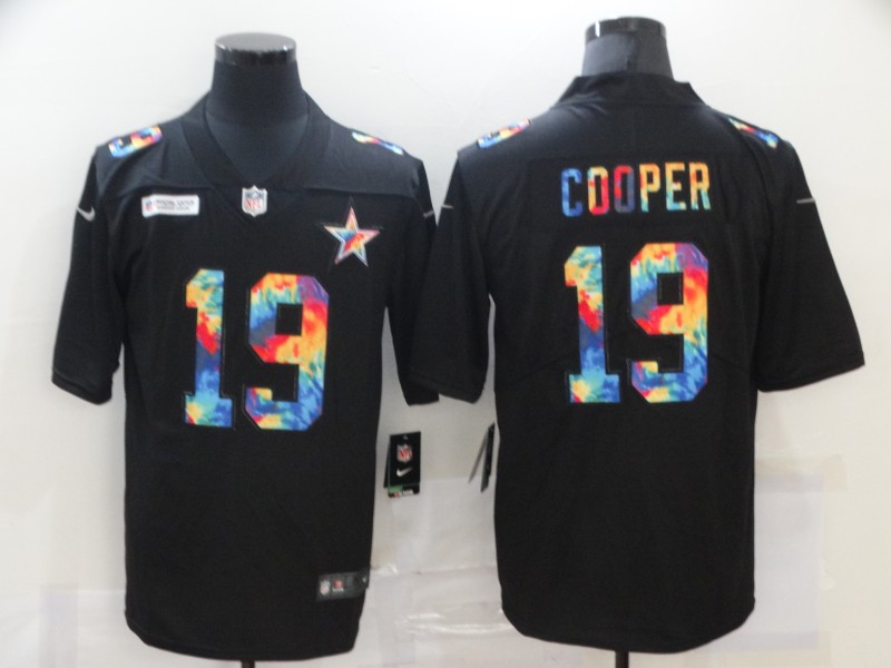 Men's Dallas Cowboys Amari Cooper #19 Black Jersey